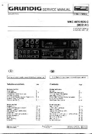 Сервисная инструкция Grundig WKC-4870RDSC ― Manual-Shop.ru