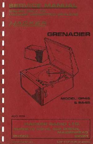 Service manual HACKER GP45, SA45 GRENADIER ― Manual-Shop.ru