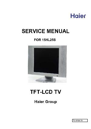 Service manual Haier 15HL25S ― Manual-Shop.ru