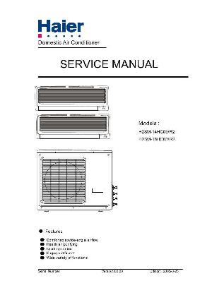 Service manual Haier H2SM-14 18HC03R2 series ― Manual-Shop.ru