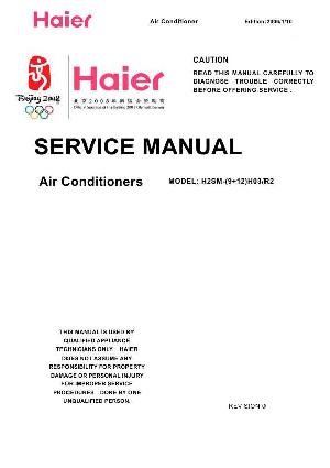Сервисная инструкция Haier H2SM-9 12 H03R2 series ― Manual-Shop.ru