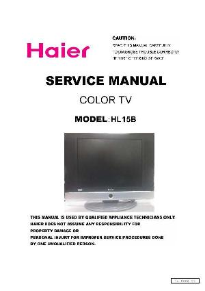 Сервисная инструкция Haier HL15B ― Manual-Shop.ru