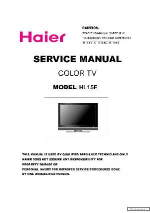 Сервисная инструкция Haier HL15E ― Manual-Shop.ru