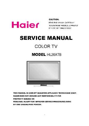 Service manual Haier HL26ATB ― Manual-Shop.ru