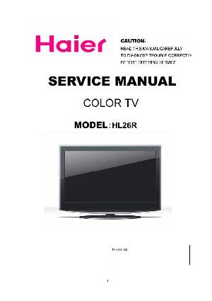 Сервисная инструкция Haier HL26R ― Manual-Shop.ru
