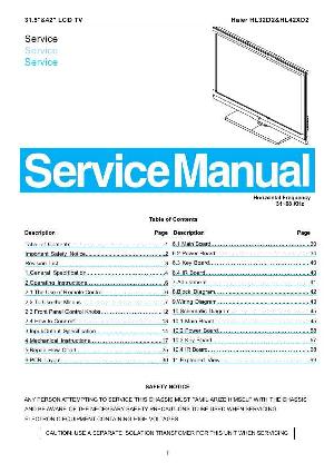 Service manual Haier HL32D2 HL42XD2 ― Manual-Shop.ru