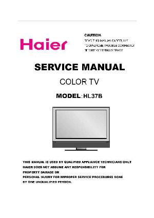 Сервисная инструкция Haier HL37B ― Manual-Shop.ru