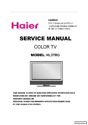 Service manual Haier HL37BG ― Manual-Shop.ru