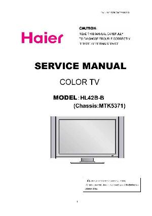 Сервисная инструкция Haier HL42B-B ― Manual-Shop.ru
