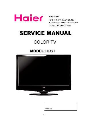 Сервисная инструкция Haier HL42T ― Manual-Shop.ru