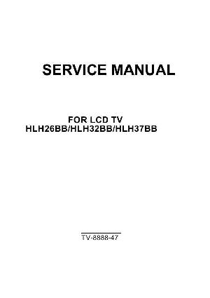 Сервисная инструкция Haier HLH26BB, HLH32BB, HLH37BB ― Manual-Shop.ru