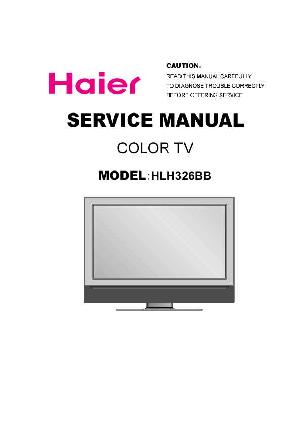 Сервисная инструкция Haier HLH326BB ― Manual-Shop.ru