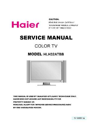 Сервисная инструкция Haier HLH32ATBB ― Manual-Shop.ru