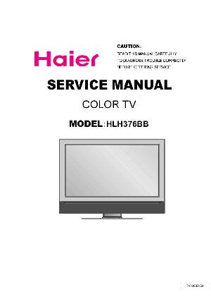 Сервисная инструкция Haier HLH376BB ― Manual-Shop.ru