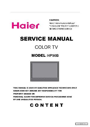 Service manual Haier HP50B ― Manual-Shop.ru