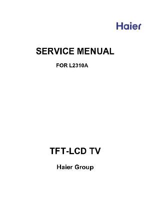 Сервисная инструкция Haier L2310A ― Manual-Shop.ru