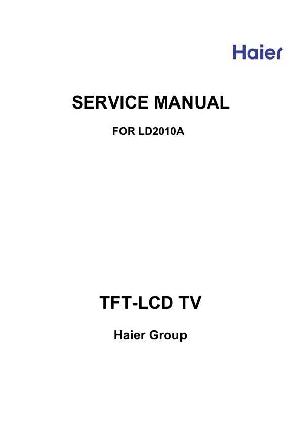 Сервисная инструкция Haier LD2010A ― Manual-Shop.ru