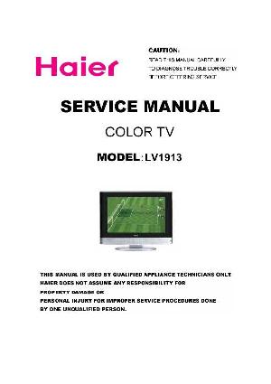 Service manual Haier LV1913 ― Manual-Shop.ru