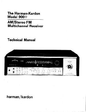 Service manual Harman-Kardon 900PLUS ― Manual-Shop.ru