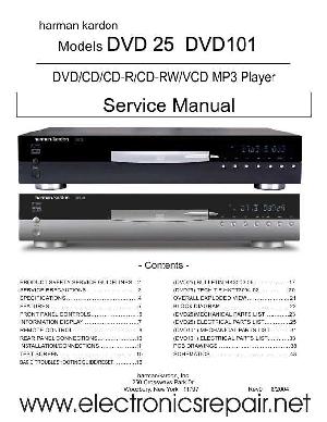 Service manual Harman-Kardon DVD-25 ― Manual-Shop.ru