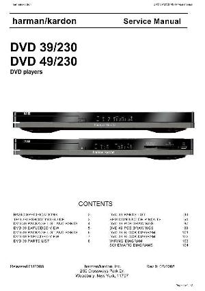 Сервисная инструкция Harman-Kardon DVD-39-230, DVD-49-230 ― Manual-Shop.ru