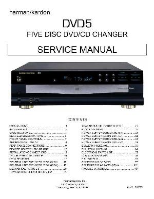 Сервисная инструкция Harman-Kardon DVD-5 ― Manual-Shop.ru
