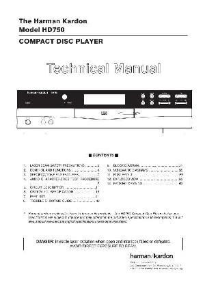 Service manual Harman-Kardon HD-750 ― Manual-Shop.ru