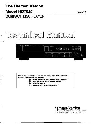 Сервисная инструкция Harman-Kardon HD-7625 ― Manual-Shop.ru