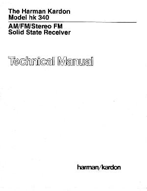 Сервисная инструкция Harman-Kardon HK-340 ― Manual-Shop.ru