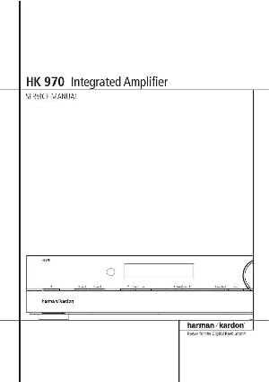 Сервисная инструкция Harman-Kardon HK-970 ― Manual-Shop.ru