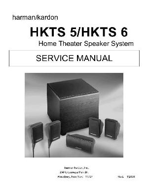 Сервисная инструкция Harman-Kardon HKTS-5, HKTS-6 ― Manual-Shop.ru