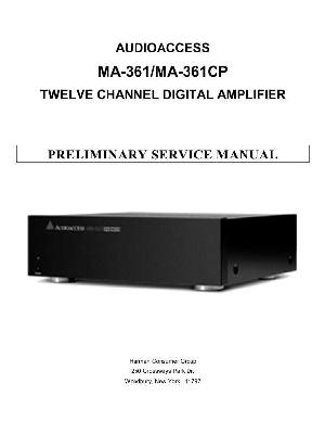 Service manual Harman-Kardon MA-361, MA-361CP ― Manual-Shop.ru