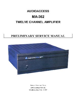 Service manual Harman-Kardon MA-362 ― Manual-Shop.ru