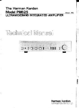 Сервисная инструкция Harman-Kardon PM-625 ― Manual-Shop.ru