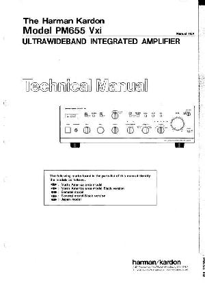 Сервисная инструкция Harman-Kardon PM-655VXI ― Manual-Shop.ru