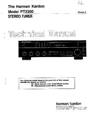 Сервисная инструкция Harman-Kardon PT-2300 ― Manual-Shop.ru