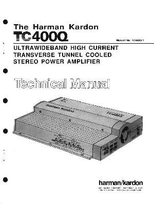 Сервисная инструкция Harman-Kardon TC-400Q ― Manual-Shop.ru