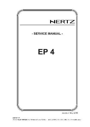 Сервисная инструкция Hertz EP-4 ― Manual-Shop.ru