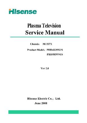 Сервисная инструкция Hisense PHD42-5039NUS MT5371 ― Manual-Shop.ru