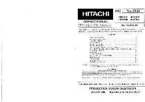 Сервисная инструкция Hitachi 46FX01B ― Manual-Shop.ru