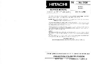 Сервисная инструкция Hitachi 50DX01B ― Manual-Shop.ru