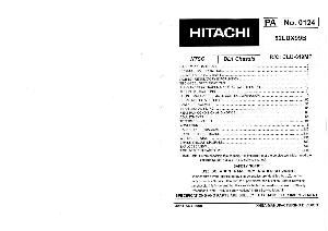 Сервисная инструкция Hitachi 52LDX99B ― Manual-Shop.ru