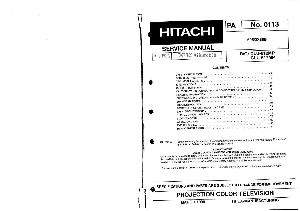 Сервисная инструкция Hitachi 60SDX88B ― Manual-Shop.ru