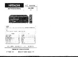 Service manual Hitachi AK-G88 ― Manual-Shop.ru