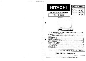 Сервисная инструкция Hitachi C-1476MN, C1479FN ― Manual-Shop.ru