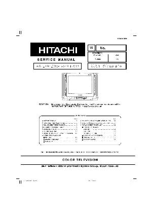 Сервисная инструкция Hitachi C-14RM50 ― Manual-Shop.ru