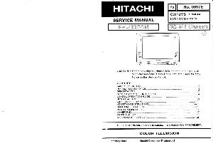 Сервисная инструкция Hitachi C-2172, C2173MS ― Manual-Shop.ru
