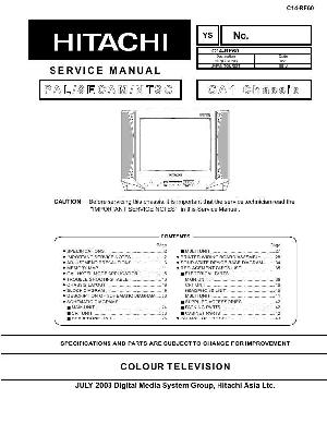 Сервисная инструкция Hitachi C14-RF60 ― Manual-Shop.ru
