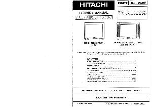 Сервисная инструкция Hitachi C2045MS ― Manual-Shop.ru