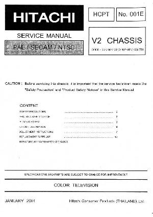 Service manual Hitachi C21-FL10, C21-FL20 ― Manual-Shop.ru